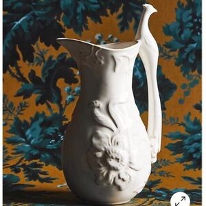 Anthropologie House of Hackney Hand Glazed Stoneware Vase Pitcher NIB NWT